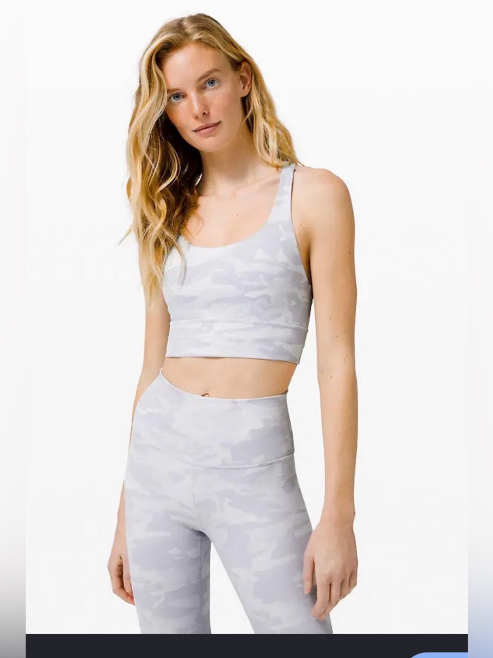 LULULEMON ALIGN TANK TOP ~ Incognito camo Alpine white multi